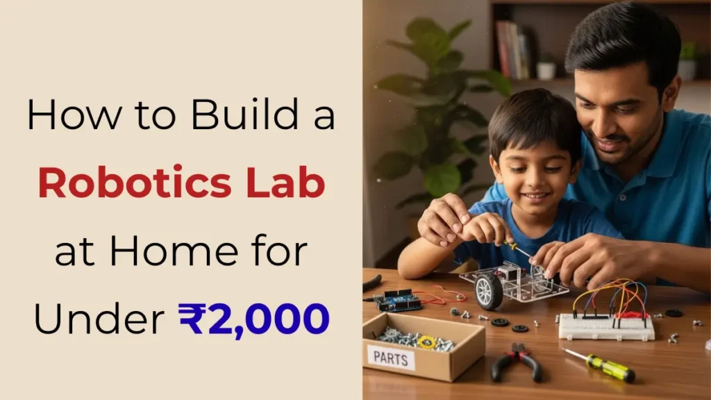 Robotics is fun in DIY Robotics Lab at Home